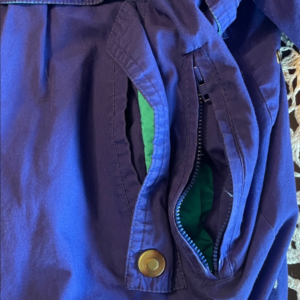 Men's Lightweight vintage 90’s Blue & Teal Shirt Jacket - Picture 6 of 6